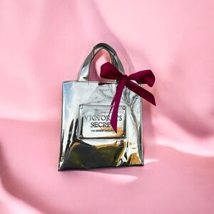 Vintage Victoria's Secret Silver Tote Bag